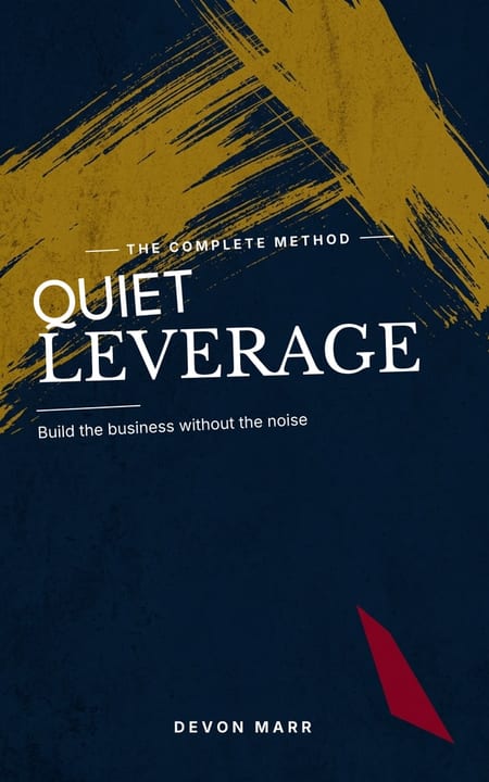business cover, Quiet Leverage