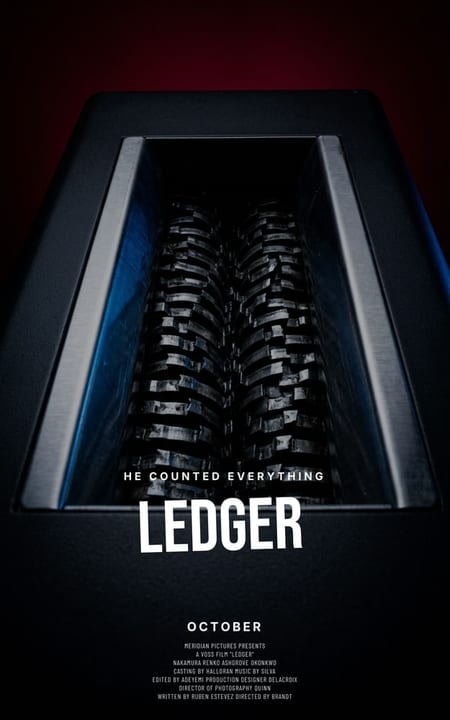 thriller screenplay cover, Ledger