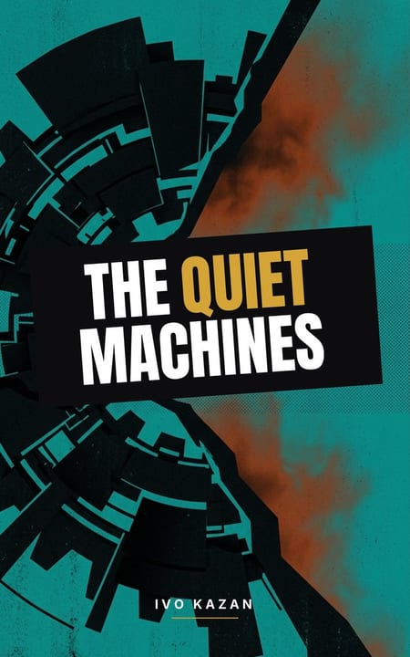 science fiction cover, The Quiet Machines